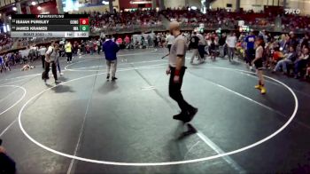 75 lbs Champ. Round 1 - James Kramer, IronHawk Wrestling Academy vs Isaiah Pursley, Chase County Wrestling Club