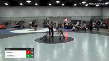 43 lbs Prelims - Adrien Lopez, Ghost Riders vs Levi Kaufman, Roundtree