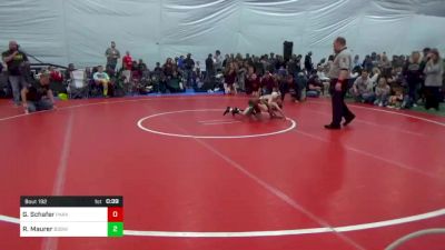 65 lbs Quarterfinal - Gage Schafer, Parkton vs Remington Maurer, Boswell