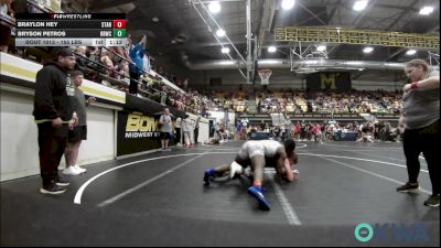 155 lbs Quarterfinal - Braylon Hey, Standfast vs Bryson Petros, Red Ryder Wrestling Club