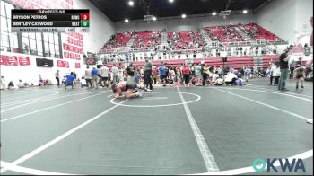 155 lbs 3rd Place - Bryson Petros, Red Ryder Wrestling Club vs Bentley Caywood, Weatherford