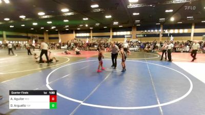 81 lbs Quarterfinal - Antonio Aguilar, Red Wave WC vs David Arguello, Top Dog WC