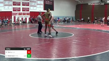 157 lbs Consi Of 8 #2 - Douglas Terry, Cleveland State vs Cameron Robinson, Iowa State - Unatt