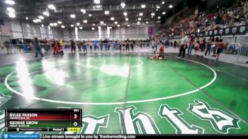 68-70 lbs Round 2 - George Grow, Priest River WC vs Rylee Paxson, Prometheus WC