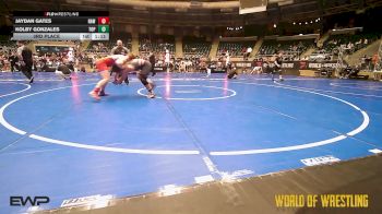 157 lbs 3rd Place - Jaydan Gates, RAW Wrestling Club vs Kolby Gonzales, Top Rank