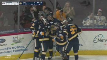 Kayden Edwards Gives Erie Otters The Lead After A Scramble In Front