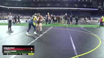 Girls - 190 lbs Cons. Round 2 - Sophia Sunior, Hastings HS vs Shelbi Krum, St Johns HS