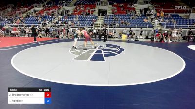 126 lbs Cons 64 #1 - Jack Dragoumanos, MA vs Truman Folkers, IA