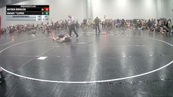 85 lbs Quarterfinal - Jayden Briscoe, Morris Wrestling Club vs Isaiah **Lopez, Eagle Empire