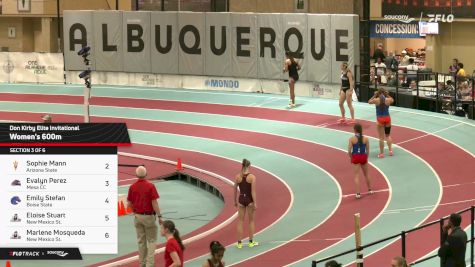 Women's 600m, Prelims 3