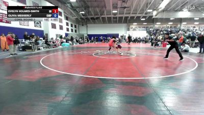 131 lbs Cons. Round 3 - Evelyn Holmes-Smith, Unattached vs Olivia Messerly, Campbellsville University