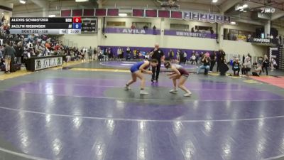 138 lbs 5th Place Match - Jaclyn Riedinger, Avila vs Alexis Schmotzer, McMurry
