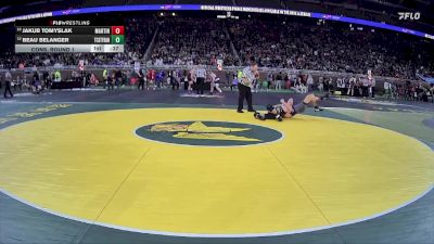 D4-165 lbs Cons. Round 1 - Jakub Tomyslak, Martin vs Beau Belanger, Traverse City St Francis