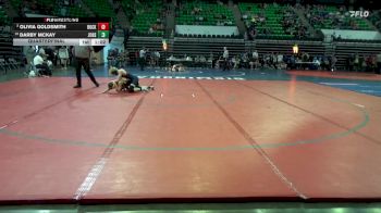 6-7A 114 Quarterfinal - Darby McKay, James Clemens HS vs Olivia Goldsmith, Buckhorn