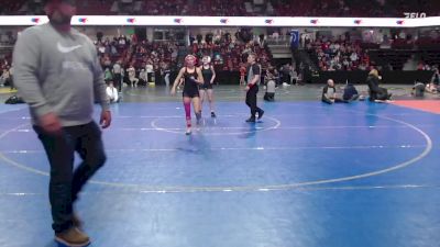115 lbs Champ. Round 2 - Audry Winkles, Tri-Valley vs Leah Cantwell, Eagle