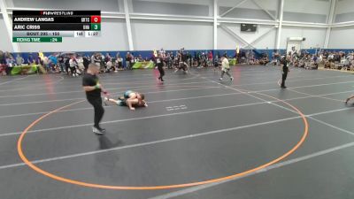 150 lbs Champ. Round 1 - Aric Criss, Unattached vs Andrew Langas, Gomez RTC