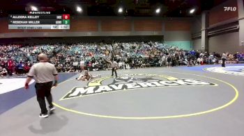 140 lbs Semifinal - Allegra Kelley, Inderkum vs Rebekah Miller, Golden West