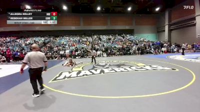 140 lbs Semifinal - Allegra Kelley, Inderkum vs Rebekah Miller, Golden West