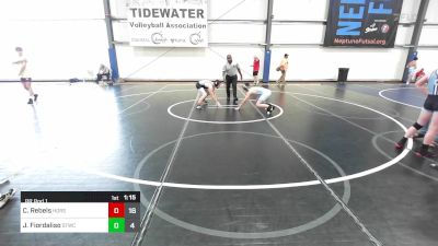 100 lbs Rr Rnd 1 - Cole Rebels, Iron Horse Wrestling Club vs Jake Fiordaliso, Shore Thing Sand