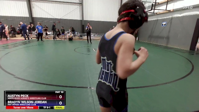 82 lbs Round 3 - Austyn Peck, White River Hornets Wrestling Club vs ...