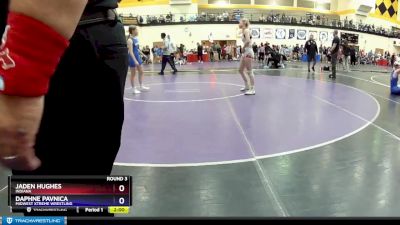 112 lbs Round 3 - Jaden Hughes, Indiana vs Daphne Pavnica, Midwest Xtreme Wrestling