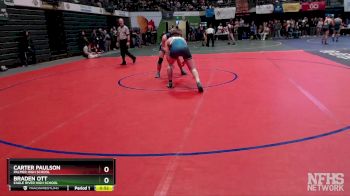 189 lbs Cons. Round 3 - Carter Paulson, Palmer High School vs Braden Ott, Eagle River High School