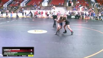 80 lbs Round 2 - Lynkoln Hammond, Midwest RTC vs Colton Everett, Dundee Wrestling