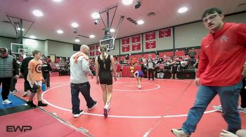 110 lbs Round Of 16 - Yareli Flores, Bristow vs Adalee Burkart, Coweta