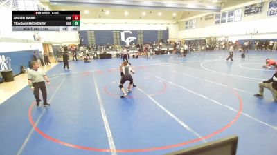 165 lbs Cons. Round 4 - Jacob Barr, 5 Point Wrestling vs Teagan McHenry, Upland High School