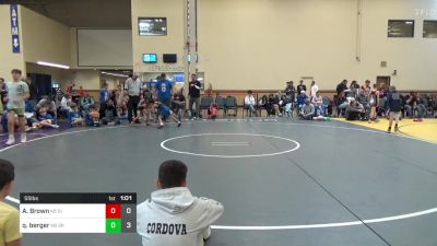 55 lbs Rr Rnd 3 - Anthony Brown, Silo WC K-8 vs Quinten Berger, Third Monkey K-8