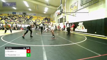 126-A lbs Consi Of 8 #2 - Javian Stricklin, Fayetteville High School vs Grant Provencher, Coweta JH
