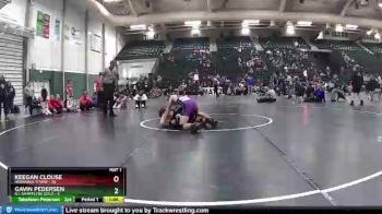 126 lbs Finals (2 Team) - Keegan Clouse, Nebraska Titans vs Gavin Pedersen, G.I. Grapplers Gold