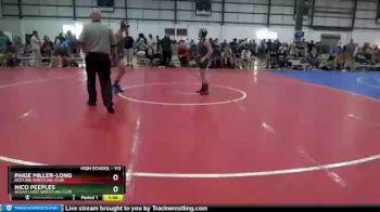 113 lbs Cons. Round 2 - Paige Miller-Long, Red Lion Wrestling Club vs Nico Peeples, Ocean Lakes Wrestling Club