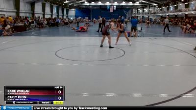 180 lbs Cons. Round 3 - Carly Klein, North Iowa Area CC vs Katie Whelan, Augsburg University