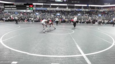 133 lbs Quarterfinal - Caden Helton, Purler vs Hudson Truax, Jackpine Savage Wrestling