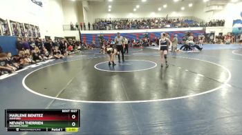 107 lbs Quarterfinal - Nevaeh Therrien, Bonners Ferry vs Marlene Benitez, Hanford