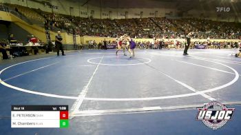 155 lbs Round Of 32 - ELIJAH PETERSON, Darko Valley Wolfpak vs Madoxx Chambers, Blanchard Wrestling Club