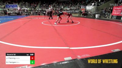 65 lbs Round Of 32 - Julie Fleming, Mat Assassins vs Bailey Flanigan, Bulls Wrestling