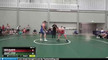 285 lbs Round 3 (6 Team) - Seth Glance, North Carolina vs Grant Lyons, North Dakota Blue