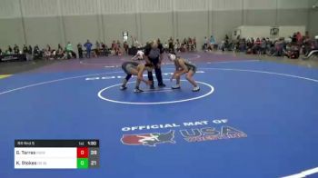 120 lbs Rr Rnd 5 - Gabby Torres, Oregon Womens vs Katelynn Stokes, OK Supergirls Blue