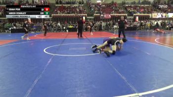 130 lbs Cons. Round 2 - Isiah Fox, Laurel Matburners vs Amos Stanley, Big Game Wrestling Club MT