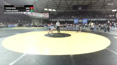 Boys 1B/2B 190 Champ. Round 1 - Abran Guzman, Tonasket vs Tatum Gunn, Okanogan