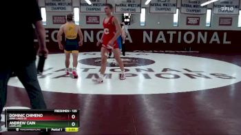 125 lbs Cons. Semi - Andrew Cain, Lakeland vs Dominic Chimeno, Iowa Lakes CC