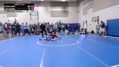 126 lbs Quarters - Scout Scott, East Idaho Elite Wrestling Club vs Cole Jensen, Jimenez Trained Academy