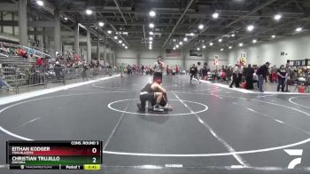 157 lbs Cons. Round 3 - Christian Trujillo, Emporia vs Eithan Kodger, Trailblazers