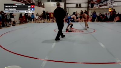 97 kg Champ. Round 1 - Liam Daniels, Arkansas Regional Training Center vs Eric Carlson, Spartan Combat RTC/ Titan Mercury Wrestling Club (TMWC)