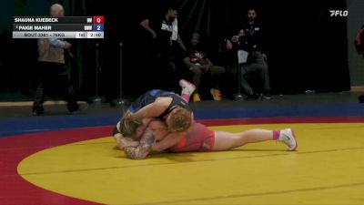 76kg 3rd Place Match - Shauna Kuebeck, Brock WC vs Paige Maher, Burnaby Mtn WC