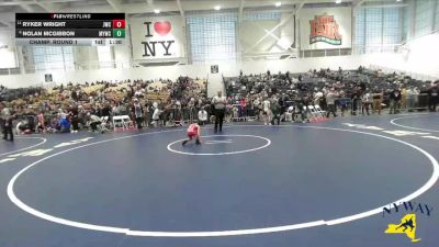 65 lbs Champ. Round 1 - Ryker Wright, Journeymen Wrestling Club vs Nolan McGibbon, Malone Youth Wrestling Club