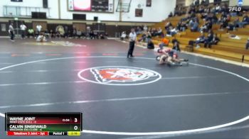 133 lbs Round 4 (6 Team) - Wayne Joint, Minot State (N.D.) vs Calvin Singewald, Wisconsin-Eau Claire