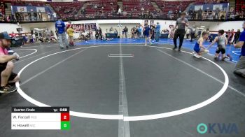 80 lbs Quarterfinal - Will Parcell, Piedmont vs Haygen Howell, Norman Grappling Club